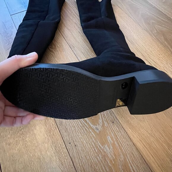 Stuart Weitzman 5050 Bold Over the Knee Boots Suede/Black New without tag 8.5 - Picture 7 of 7